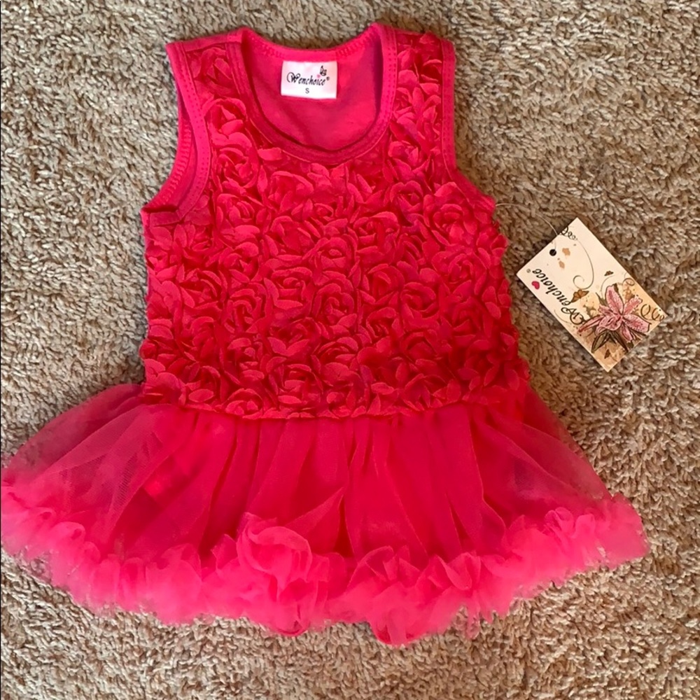 NWT Tutu onesie pink size 6-12 mo